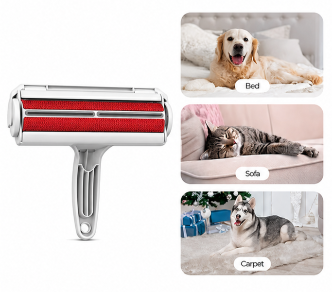 Rodillo Quita Pelos Autolimpiante para Perros y Gatos – Elimina el Pelo al Instante